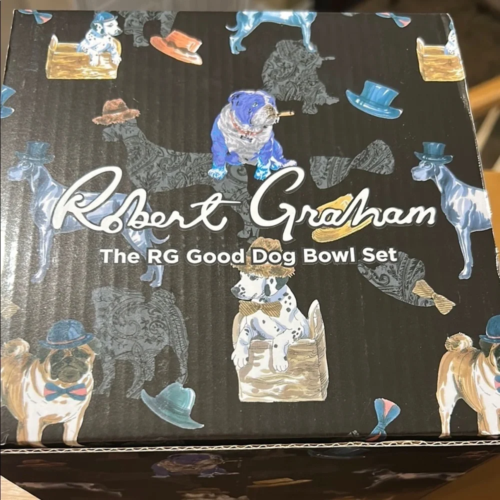 Robert Graham stylish dog